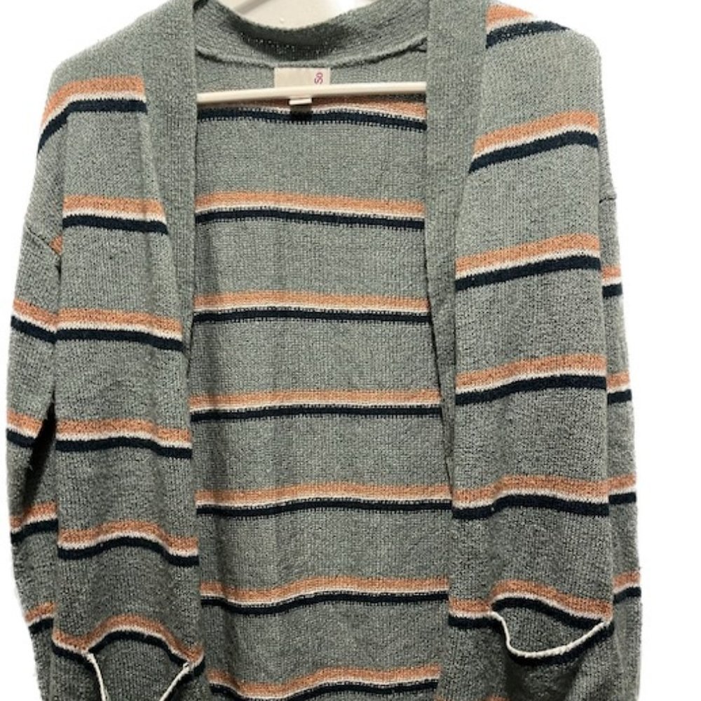 So Striped Cardigan Size Small